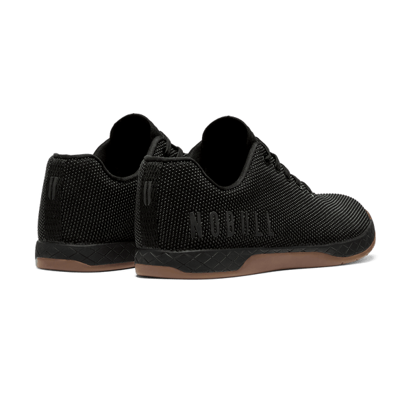 Black Gum Outwork Shoes Back Side Angle.