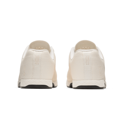 Cream Outwork Shoe Back Angle.