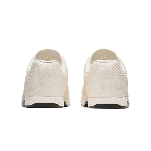 Cream Outwork Shoe Back Angle.