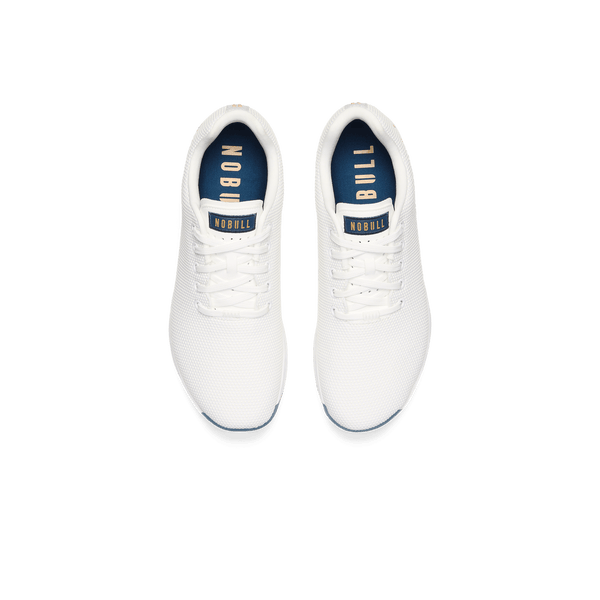 White Stadium Outwork Shoe Above Angle.