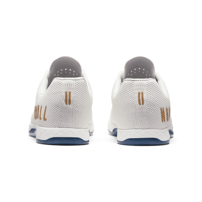 White Stadium Outwork Shoe Back Angle.