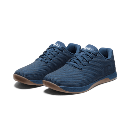 Navy Gum Outwork Shoes Front Side Angle.