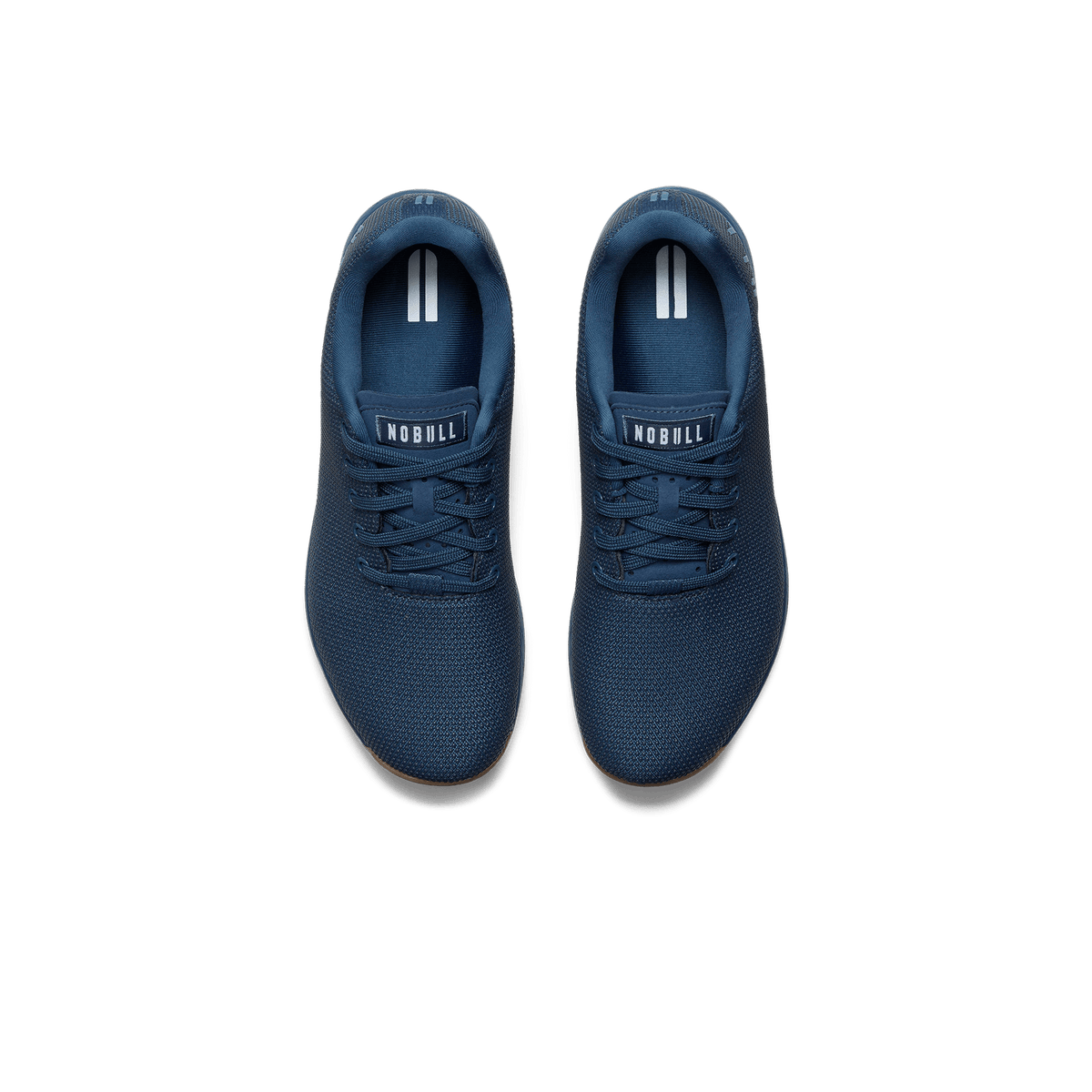 Navy Gum Outwork Shoes Above Angle.