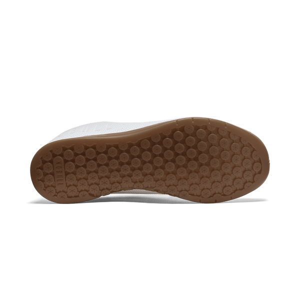 White Gum Outwork Shoes Bottom Angle.