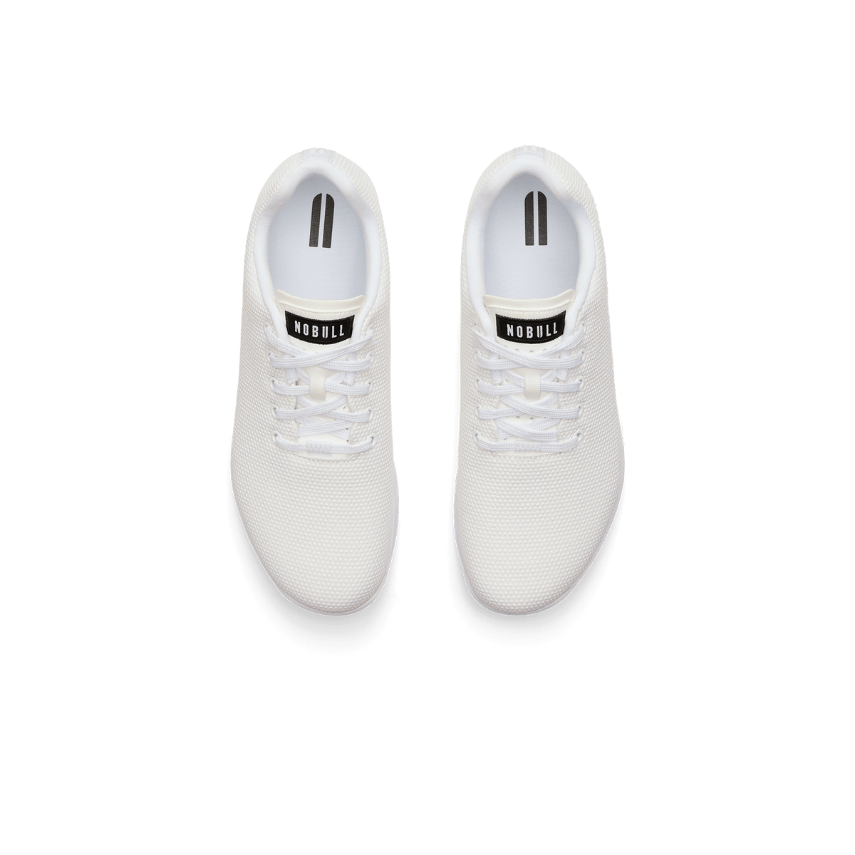 White Outwork Shoes Above Angle.