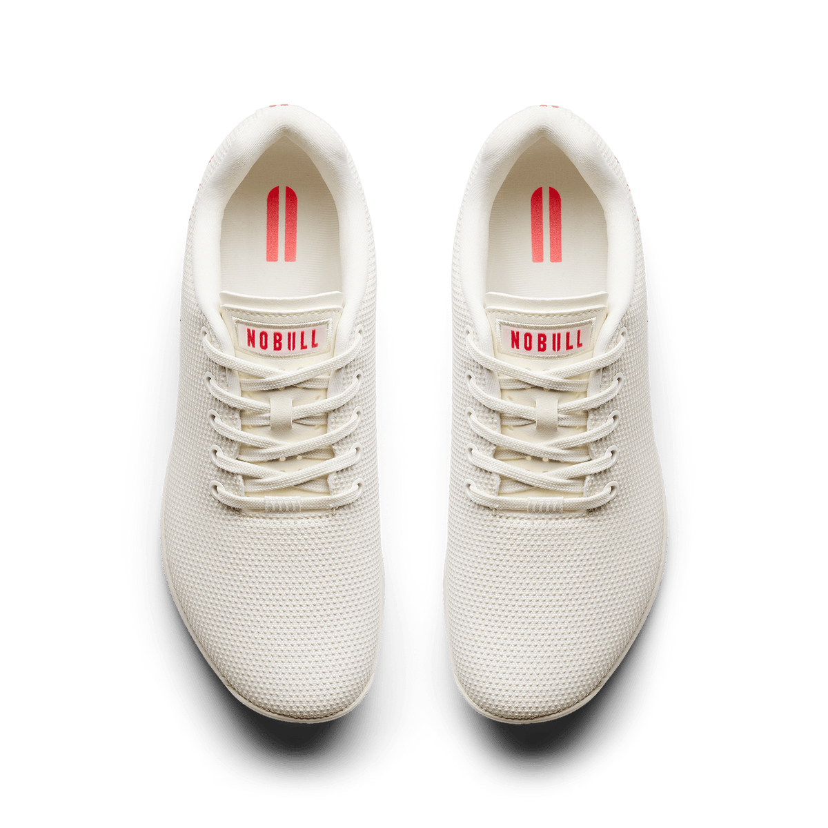Classic White NOBULL Outwork Shoes Overhead Angle.