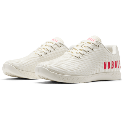 Classic White NOBULL Outwork Shoes Quarter Angle.