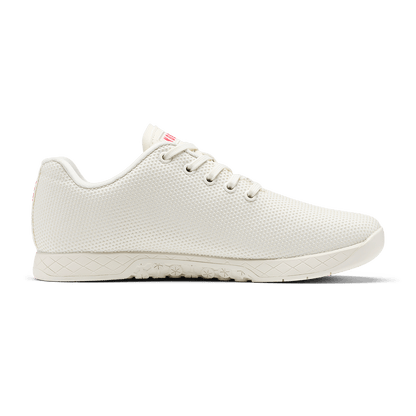 Classic White NOBULL Outwork Shoes Medial Angle.
