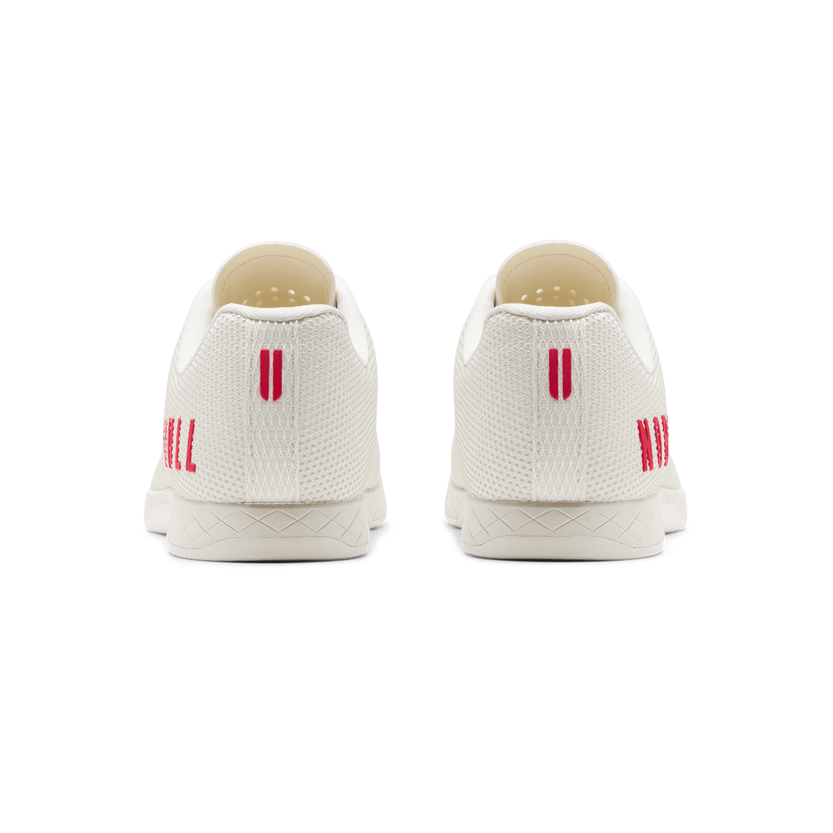 Classic White NOBULL Outwork Shoes Back Angle.