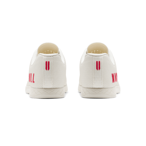 Classic White NOBULL Outwork Shoes Back Angle.