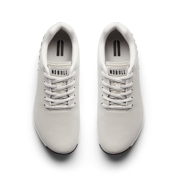 Light Grey Jet Black Outwork Shoe Overhead Angle.