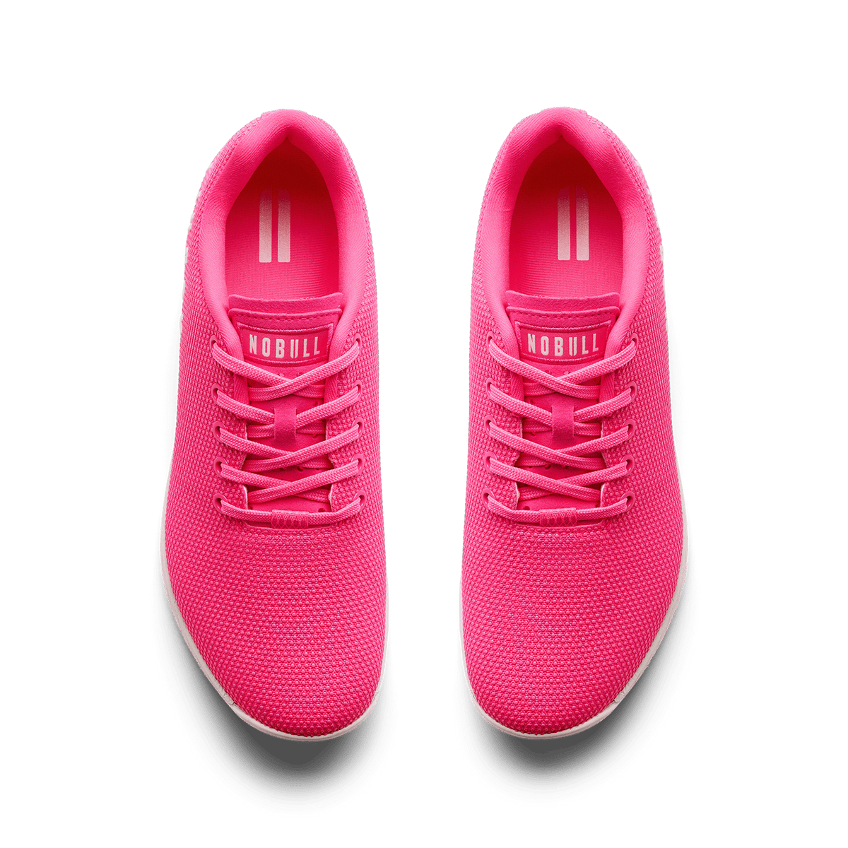 Neon Pink & Classic White Outwork Shoe Overhead Angle.