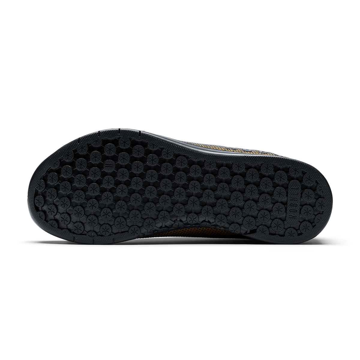 Black Dark Tan Outwork Shoes Bottom Angle.