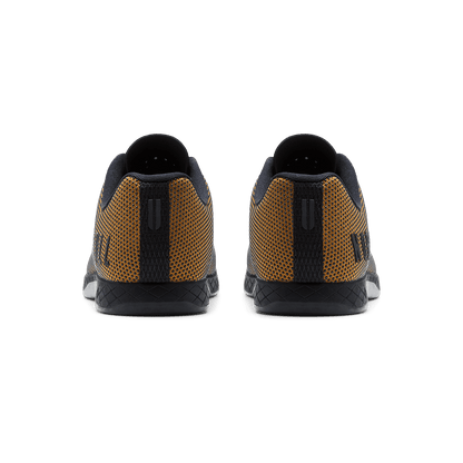 Black Dark Tan Outwork Shoes Back Angle.