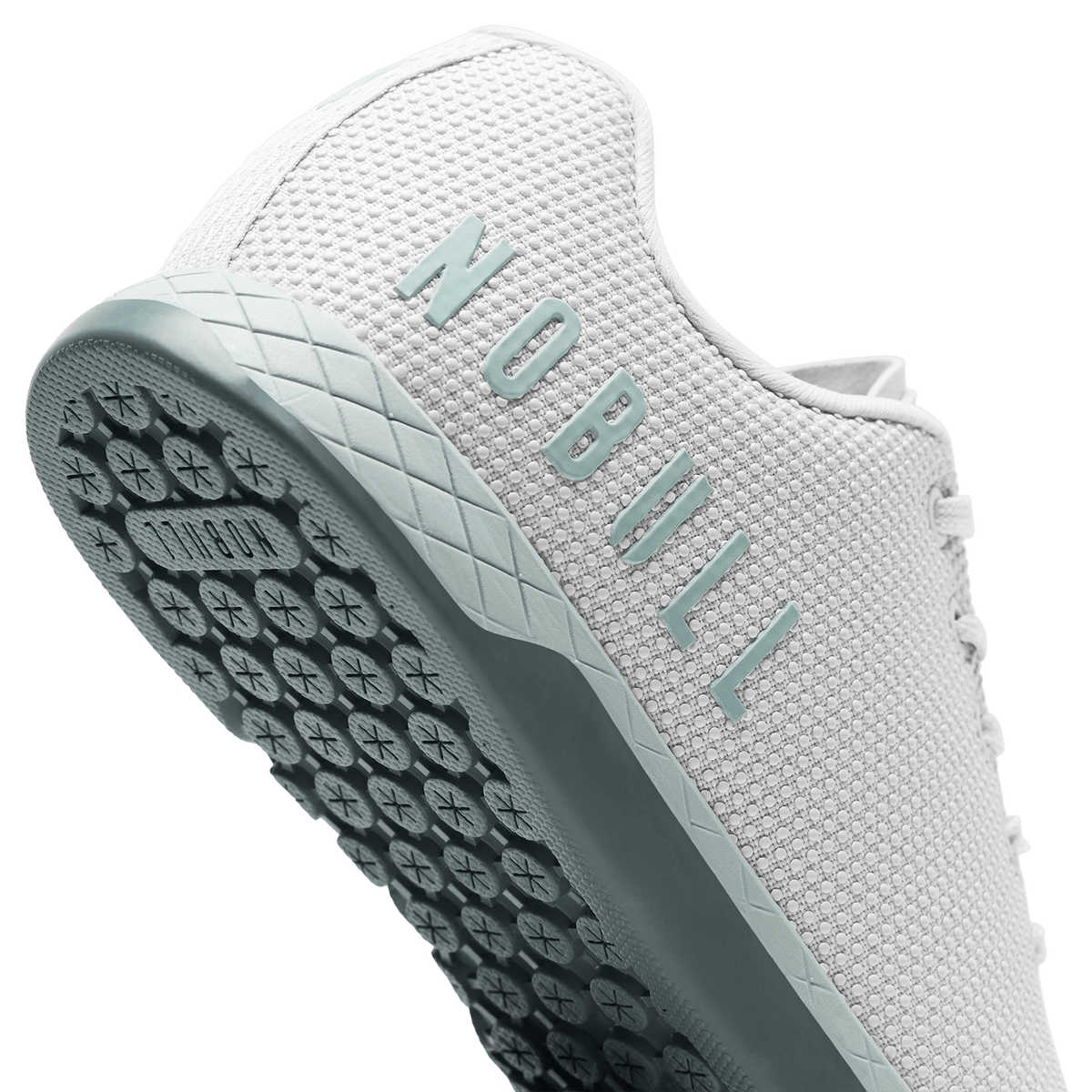 Light Gray Blue Haze Outwork Shoe Detail Angle.