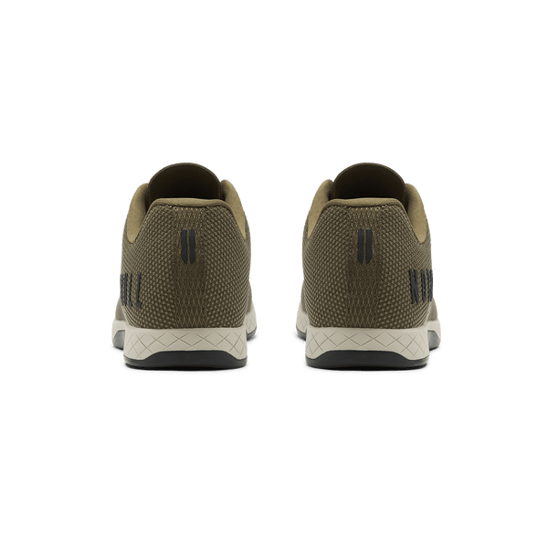 Tactical Green Outwork Shoe Back Angle.