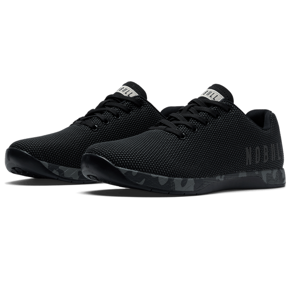 Black Jungle Camo Outwork Shoe Front Side Angle.