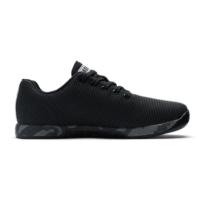 Black Jungle Camo Outwork Shoe Medial Side Angle.
