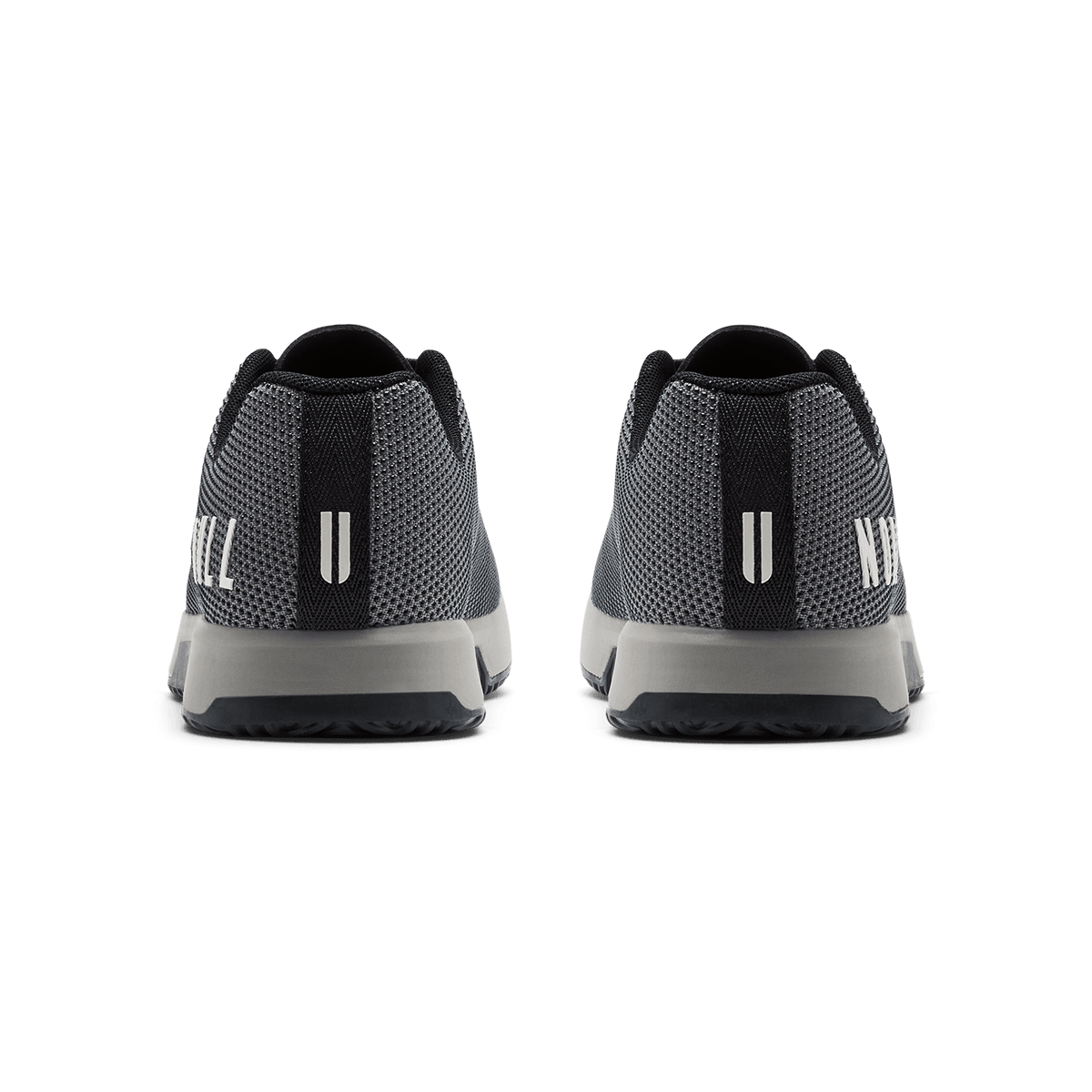 Gunmetal Outwork Edge Shoe Back Angle.