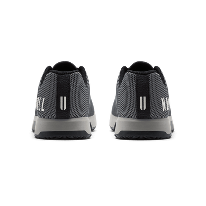 Gunmetal Outwork Edge Shoe Back Angle.