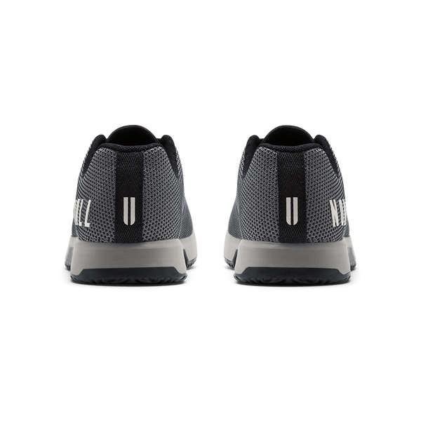 Gunmetal Outwork Edge Shoe Back Angle.