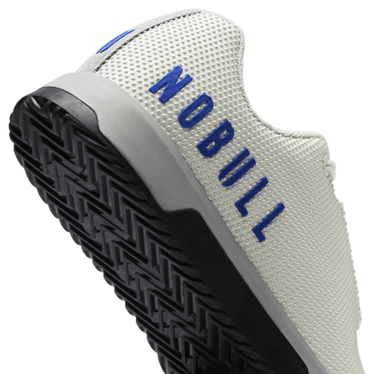 Classic White Light Gray Outwork Edge Shoe Detail Angle.