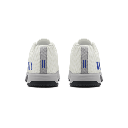 Classic White Light Gray Outwork Edge Shoe Back Angle.