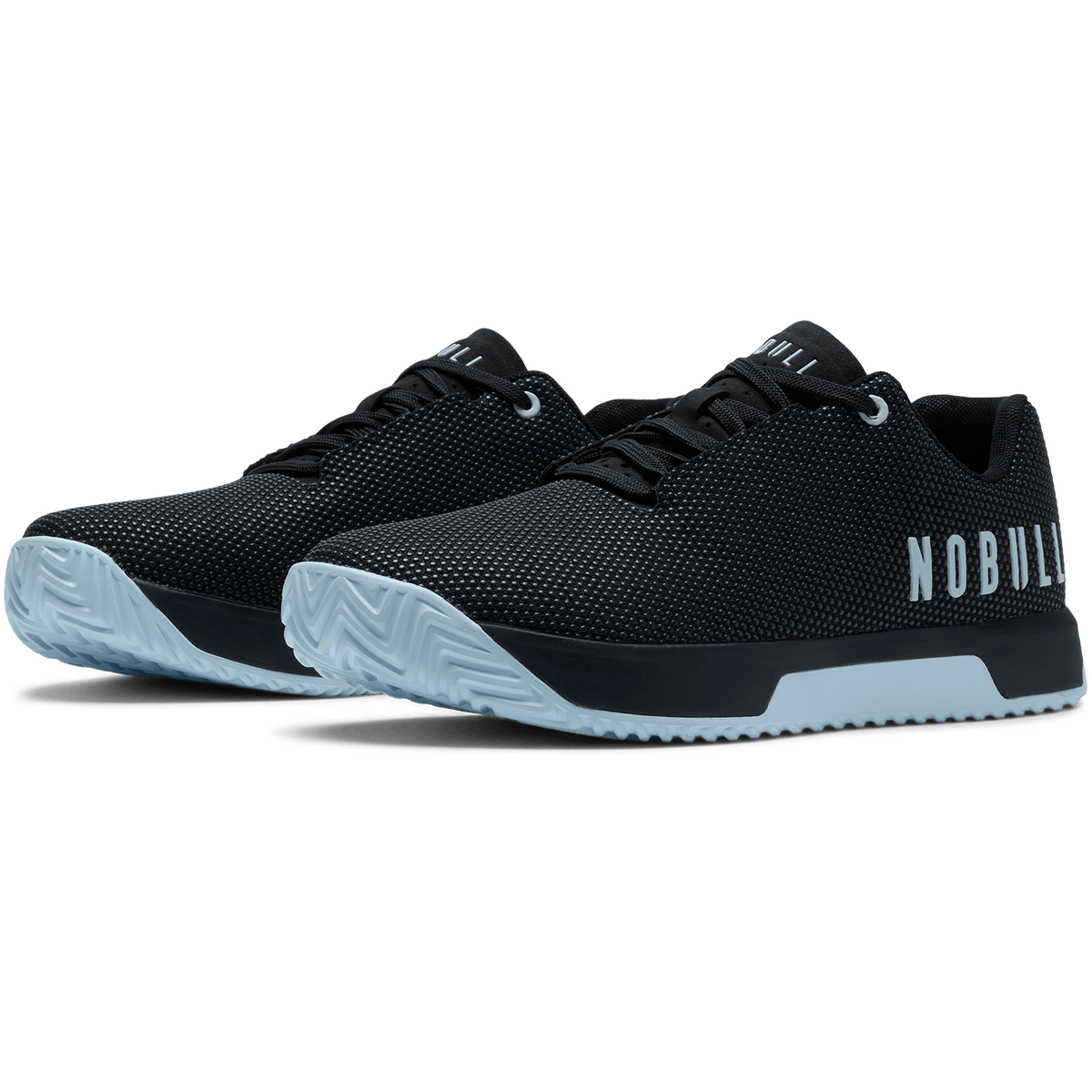 Jet Black Ice Water Outwork Edge Shoe Front Side Angle.