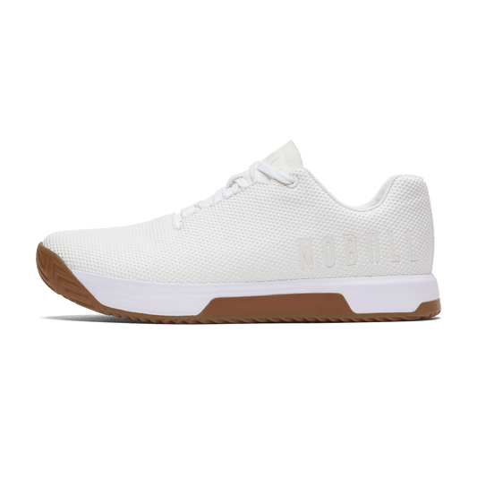 White Gum Outwork Edge Shoe Side Angle.