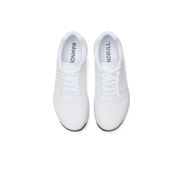 White Gum Outwork Edge Shoe Above Angle.