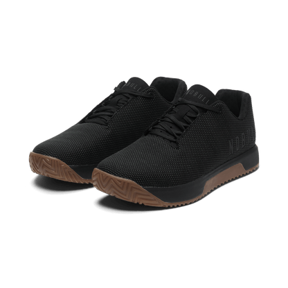 Black Gum Outwork Edge Shoe Front Side Angle.