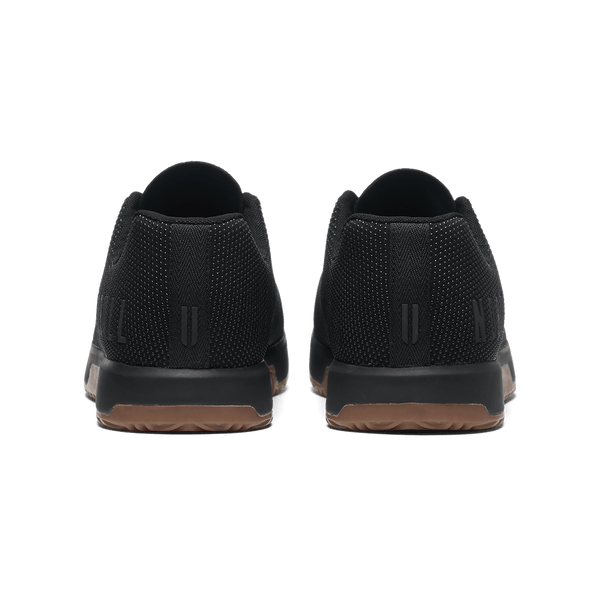 Black Gum Outwork Edge Shoe Back Angle.