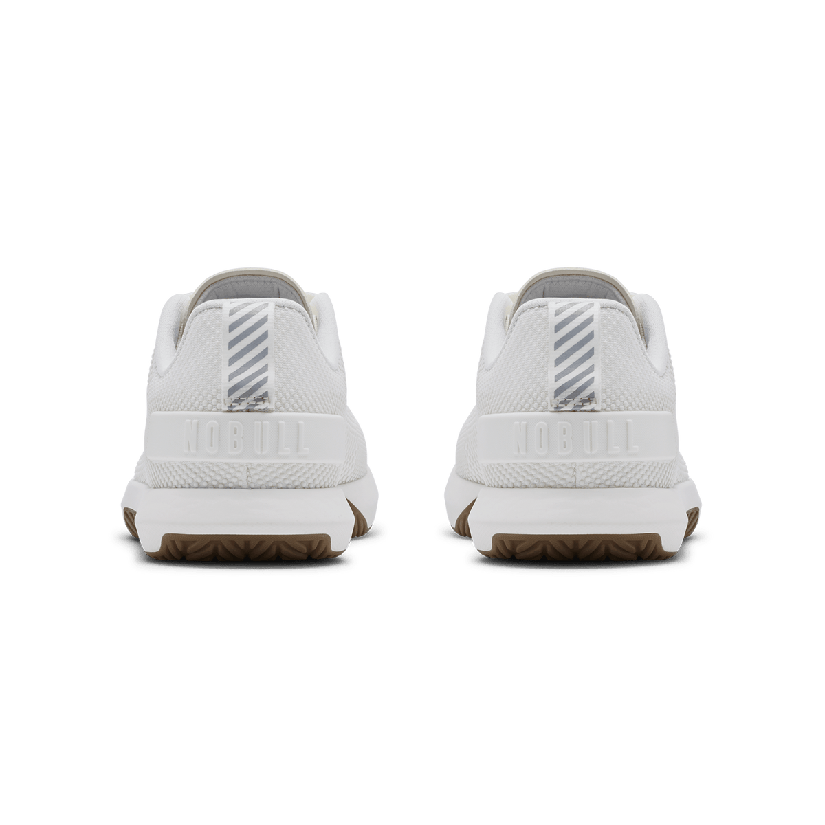 Classic White Gum Outwork Flex Shoe Back Side Angle.