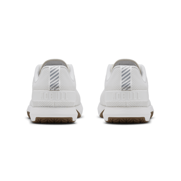Classic White Gum Outwork Flex Shoe Back Side Angle.