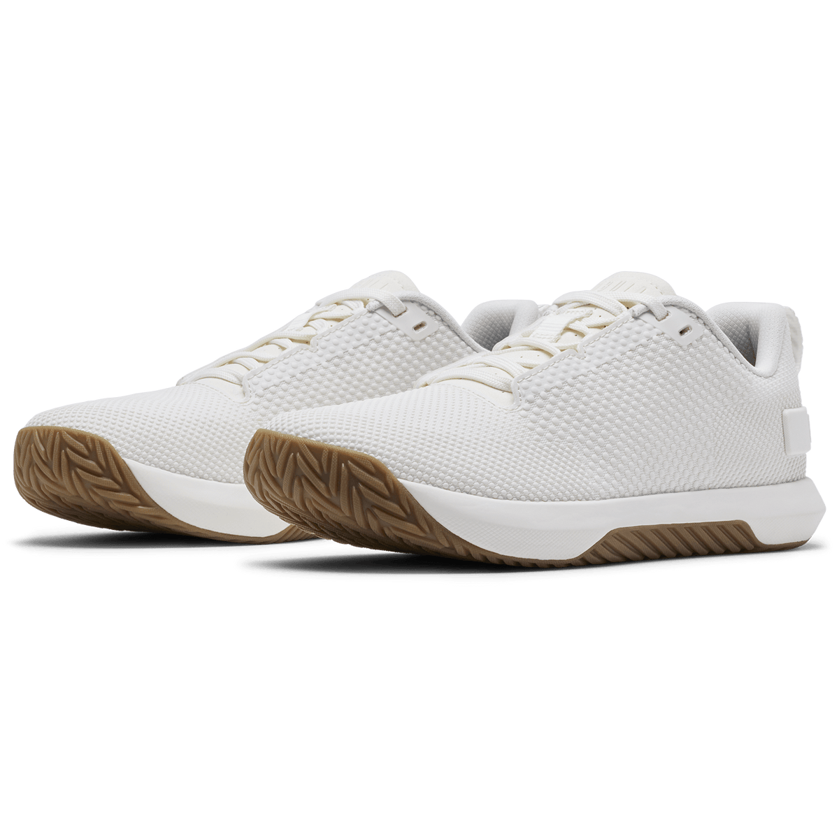 Classic White Gum Outwork Flex Shoe Front Side Angle.