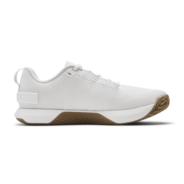 Classic White Gum Outwork Flex Shoe Medial Side Angle.