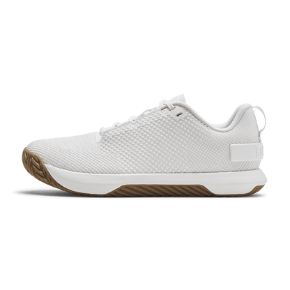 Classic White Gum Outwork Flex Shoe Side Angle.