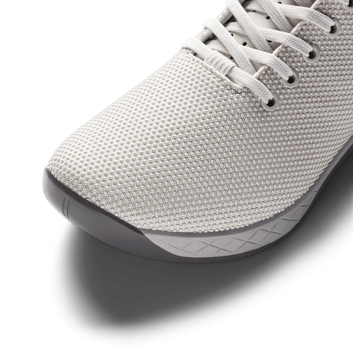 Light Grey Outwork High-Top Shoe Detail Angle.