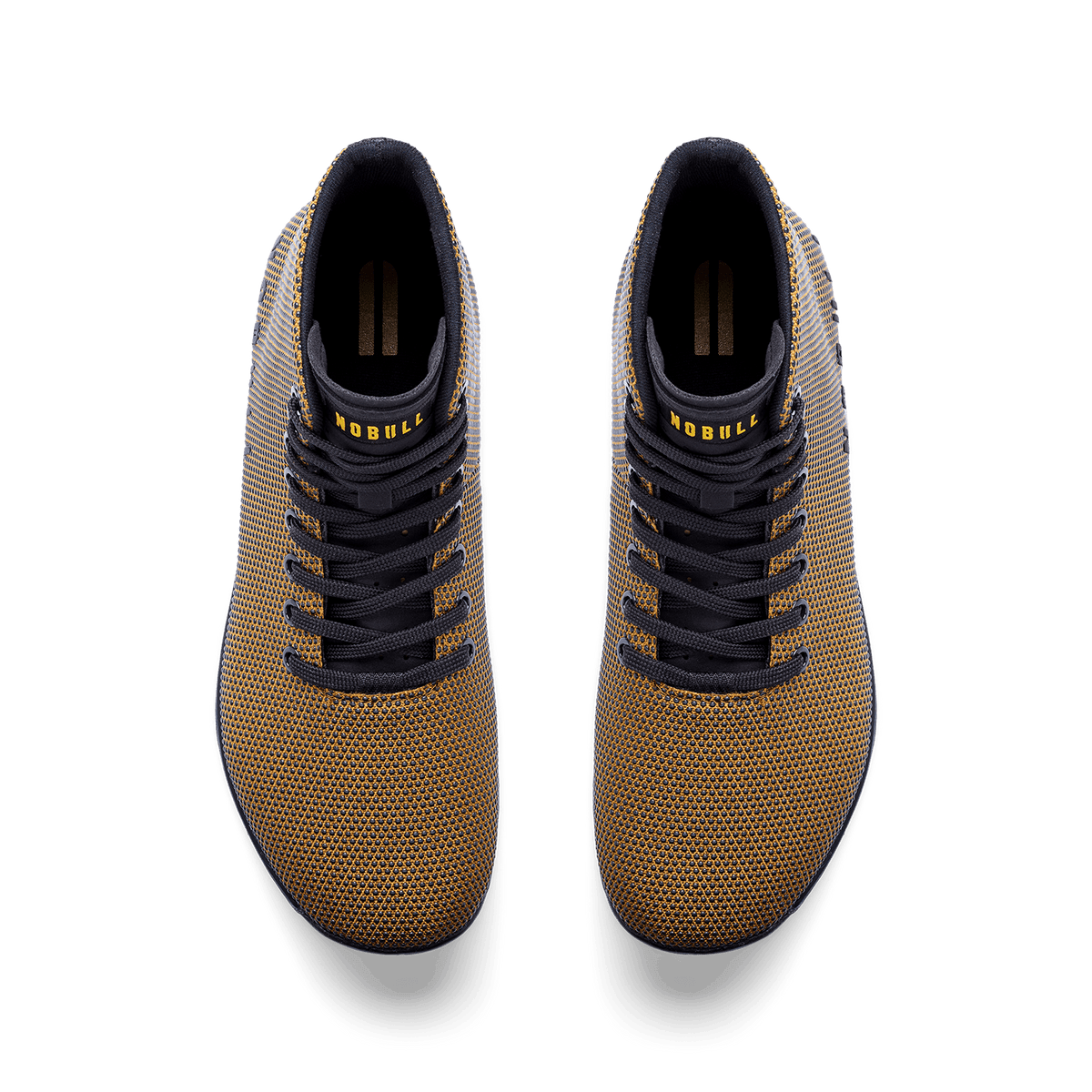 Dark Tan Jet Black Outwork High-Top Overhead Angle.