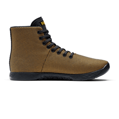 Dark Tan Jet Black Outwork High-Top Medial Angle.