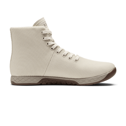 Feather Gum Outwork High-Top Shoe Medial Angle.