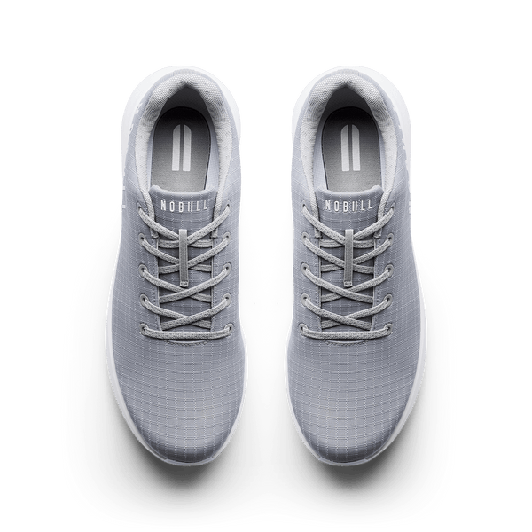 Grey Illusions NOBULL Ripstop Golf Shoes Above Angle.