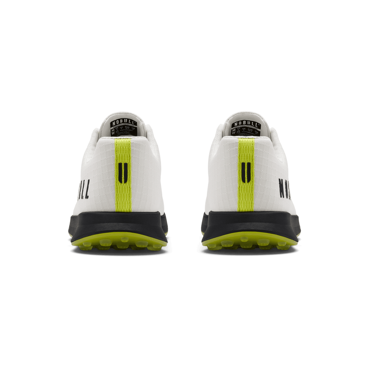 White Zest Golf Ripstop Shoe Back Angle.