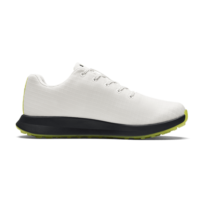 White Zest Golf Ripstop Shoe Medial Angle.
