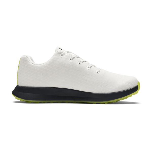 White Zest Golf Ripstop Shoe Medial Angle.