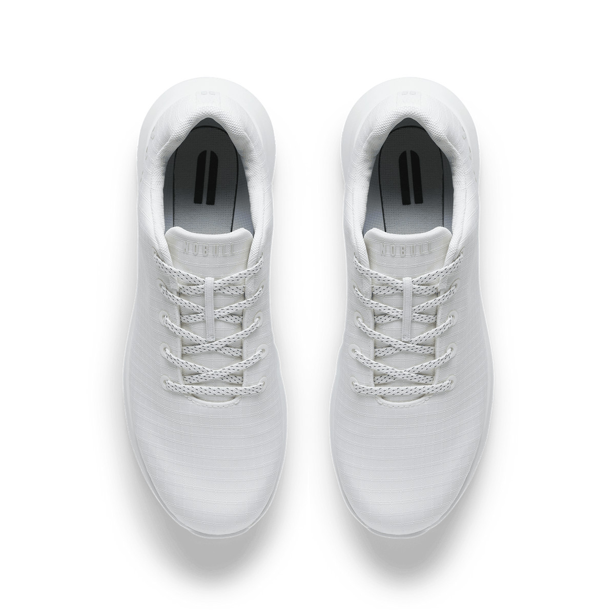 White Ripstop Golf Shoe Overhead Angle.