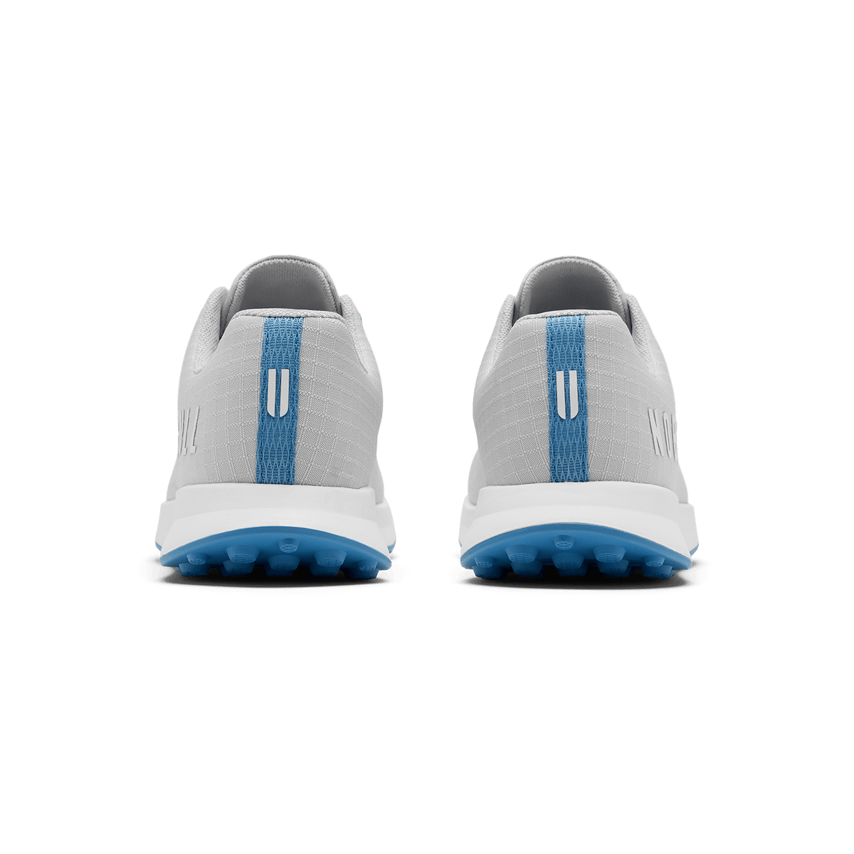 Light Gray Pacific Coast Golf Ripstop Shoe Back Angle.