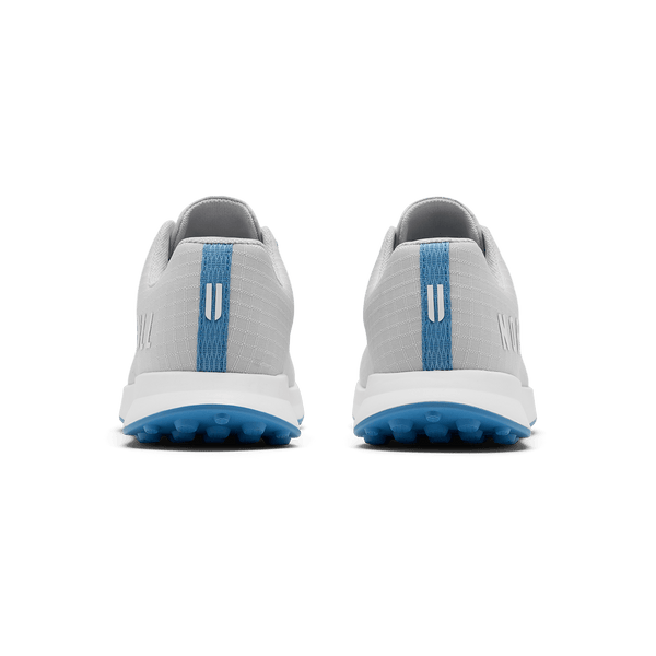 Light Gray Pacific Coast Golf Ripstop Shoe Back Angle.