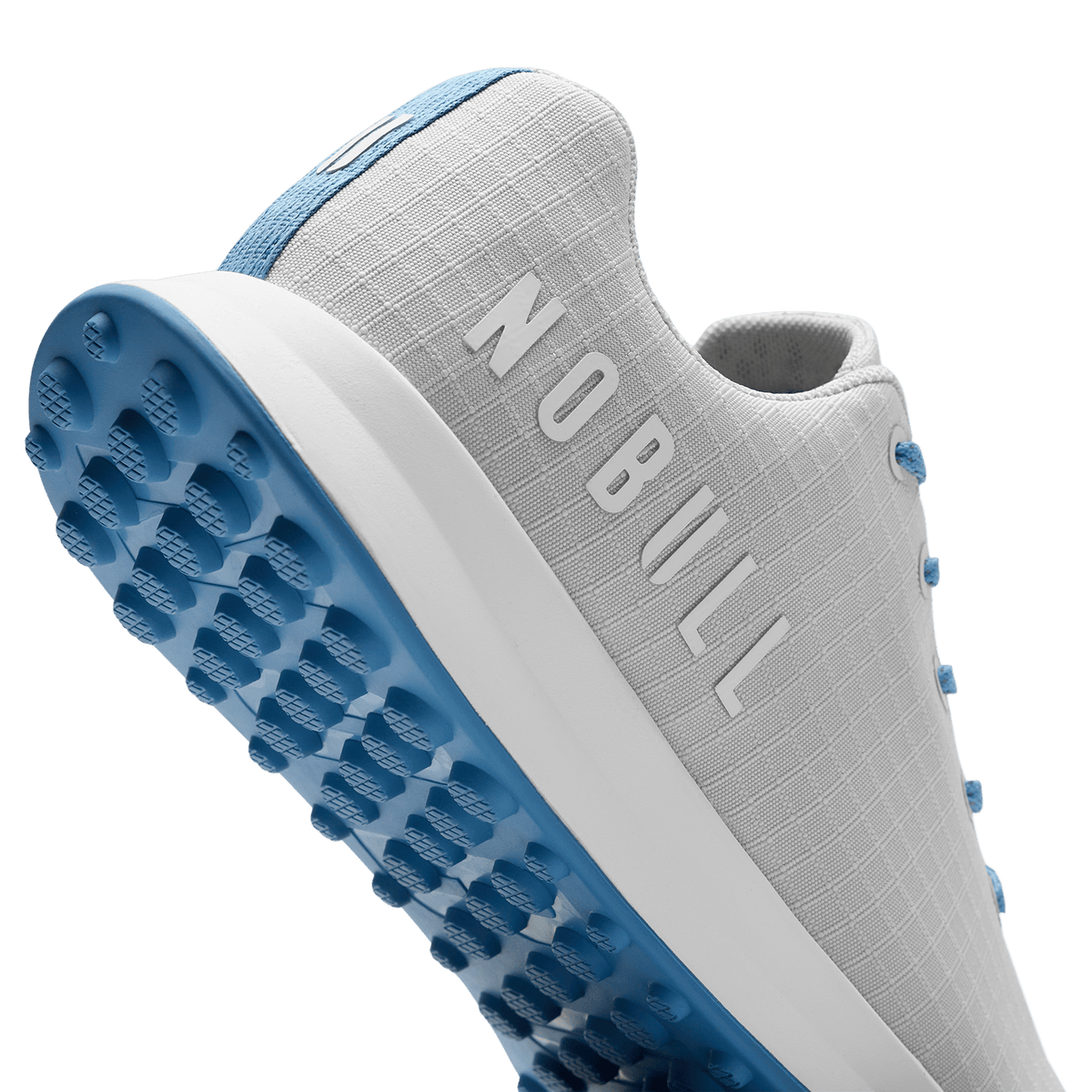 Light Gray Pacific Coast Golf Ripstop Shoe Detail Angle.