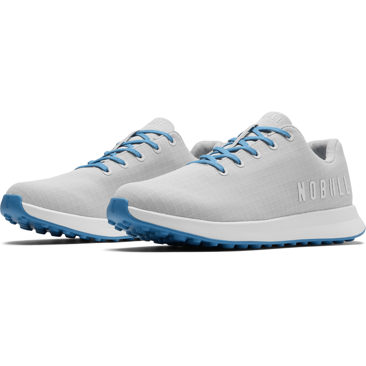 Light Gray Pacific Coast Golf Ripstop Shoe Quarter Angle.